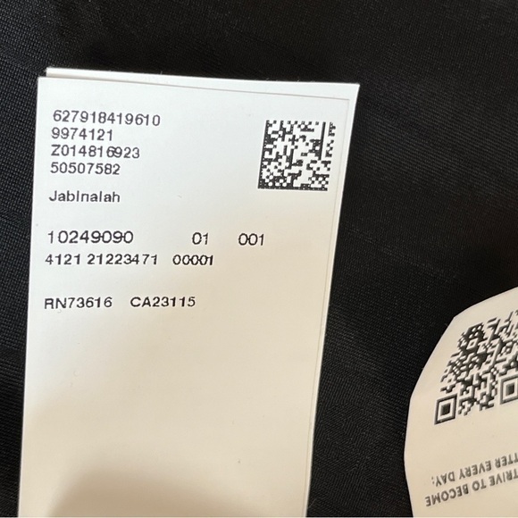 Hugo Boss Jabinalah Stretch Wool Notch Lapel Collar Jacket Black Size 14 #1314 - Picture 12 of 13